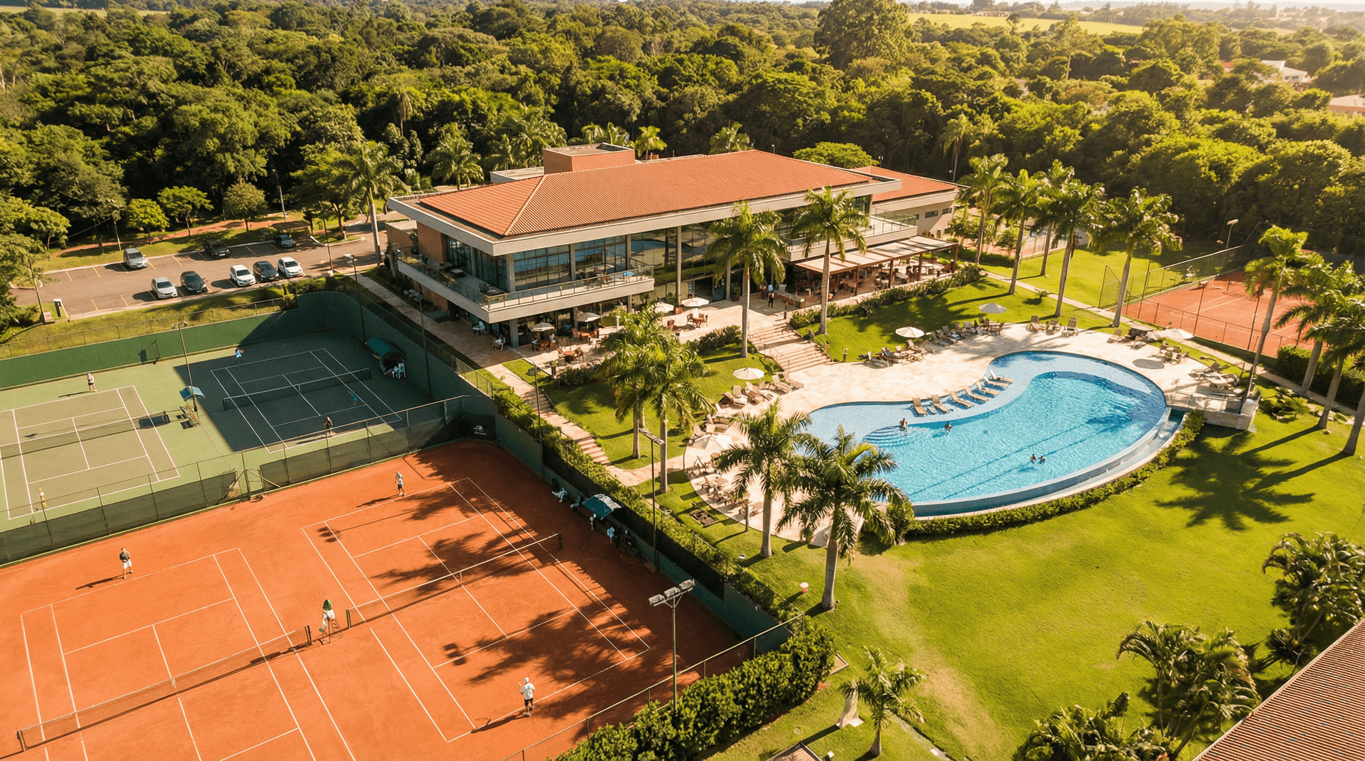 Clube social moderno