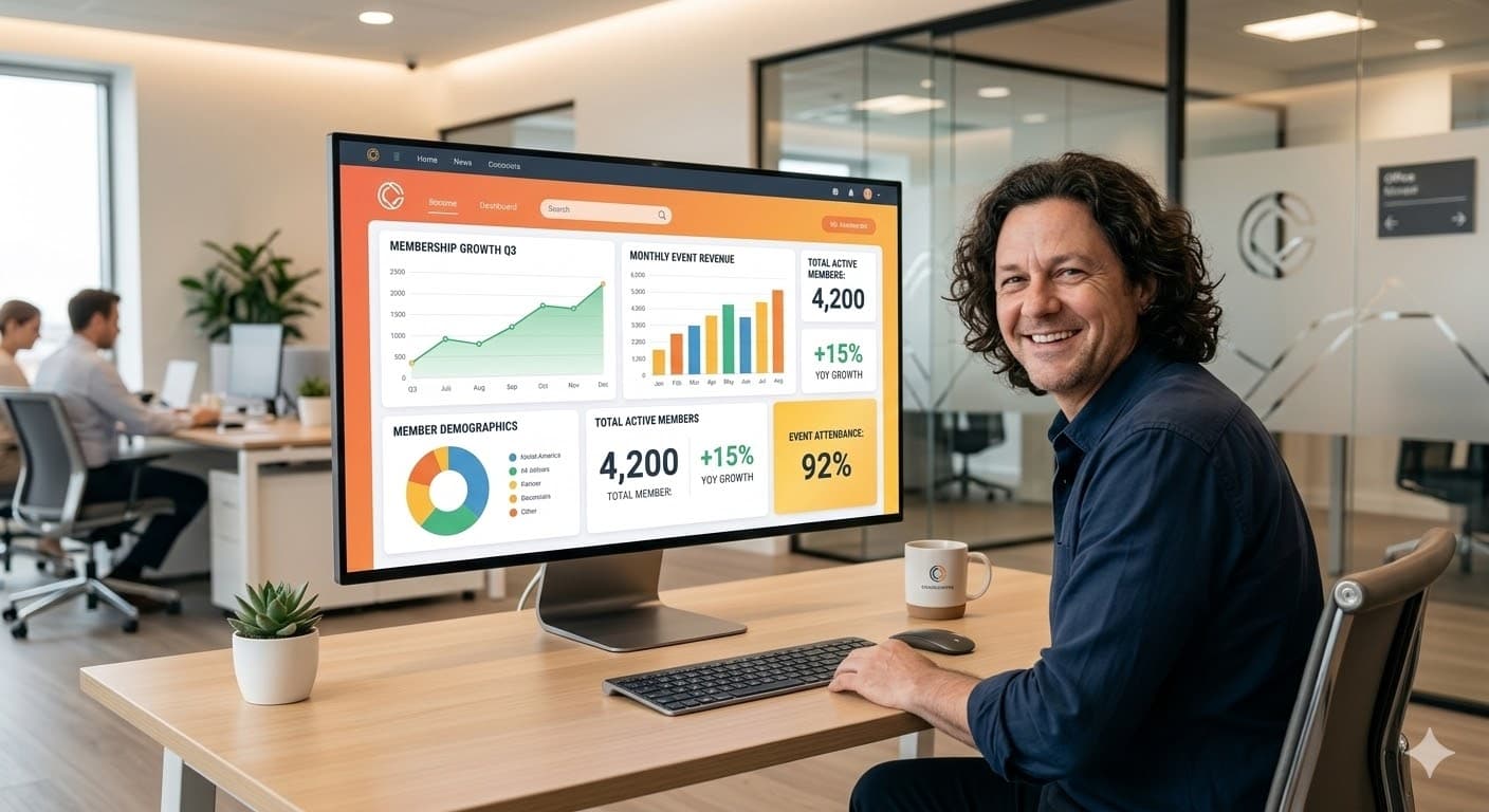 Dashboard do Codout.Club mostrando gestao completa